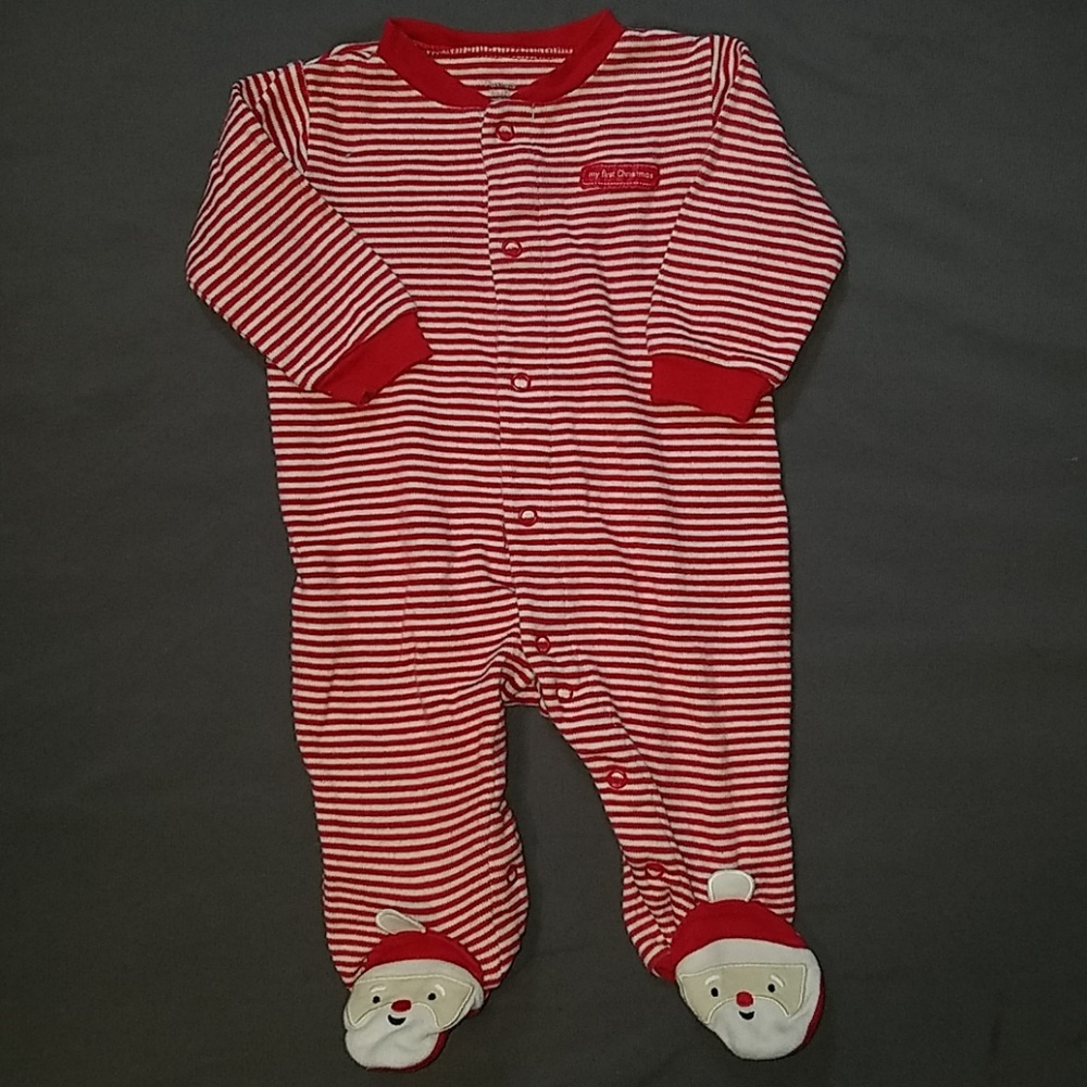 My First Christmas pajamas - 6 months